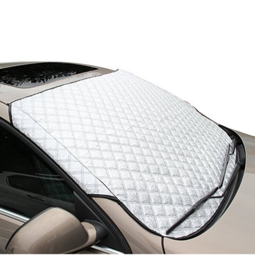 Couverture de pare-brise de voiture Anti neige gel glace pare-brise  protecteur de poussière chaleur pare-soleil 