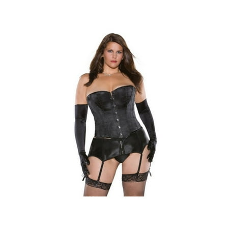 Coquette Satin Garter Belt 1017X Black