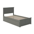 thumbnail image 5 of Madison Platform Bed with Matching Foot Board with Twin Size Urban Trundle Bed in Multiple Colors and Sizes, 5 of 7