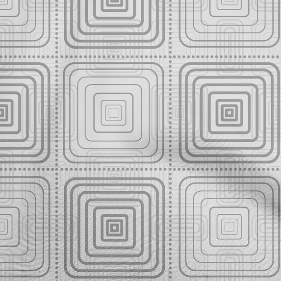 oneOone Rayon Gray Fabric Geometric Sewing Fabric By The Yard Printed Diy Clothing Sewing Supplies 56 Inch Wide