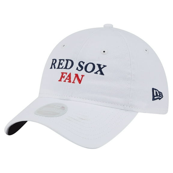 Women's New Era White Boston Red Sox Team Fan 9TWENTY Adjustable Hat