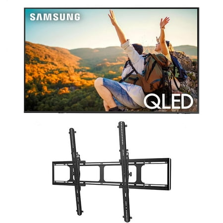 Samsung QN50Q60CAFXZA 50" QLED 4K Quantum HDR Dual LED Smart TV with a Sanus VXT7-B2 Tilt Mount For 40" - 110" Flat-Panel TVs (2023)