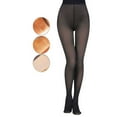 thumbnail image 2 of Winter Warm Lined Tights for Women Thermal Pantyhose Leggings Opaque Thick Stockings Tights Black L, 2 of 4