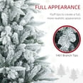 thumbnail image 4 of HOMCOM 7 Foot Snow Flocked Artificial Christmas Tree, Easy Assembly, 4 of 9