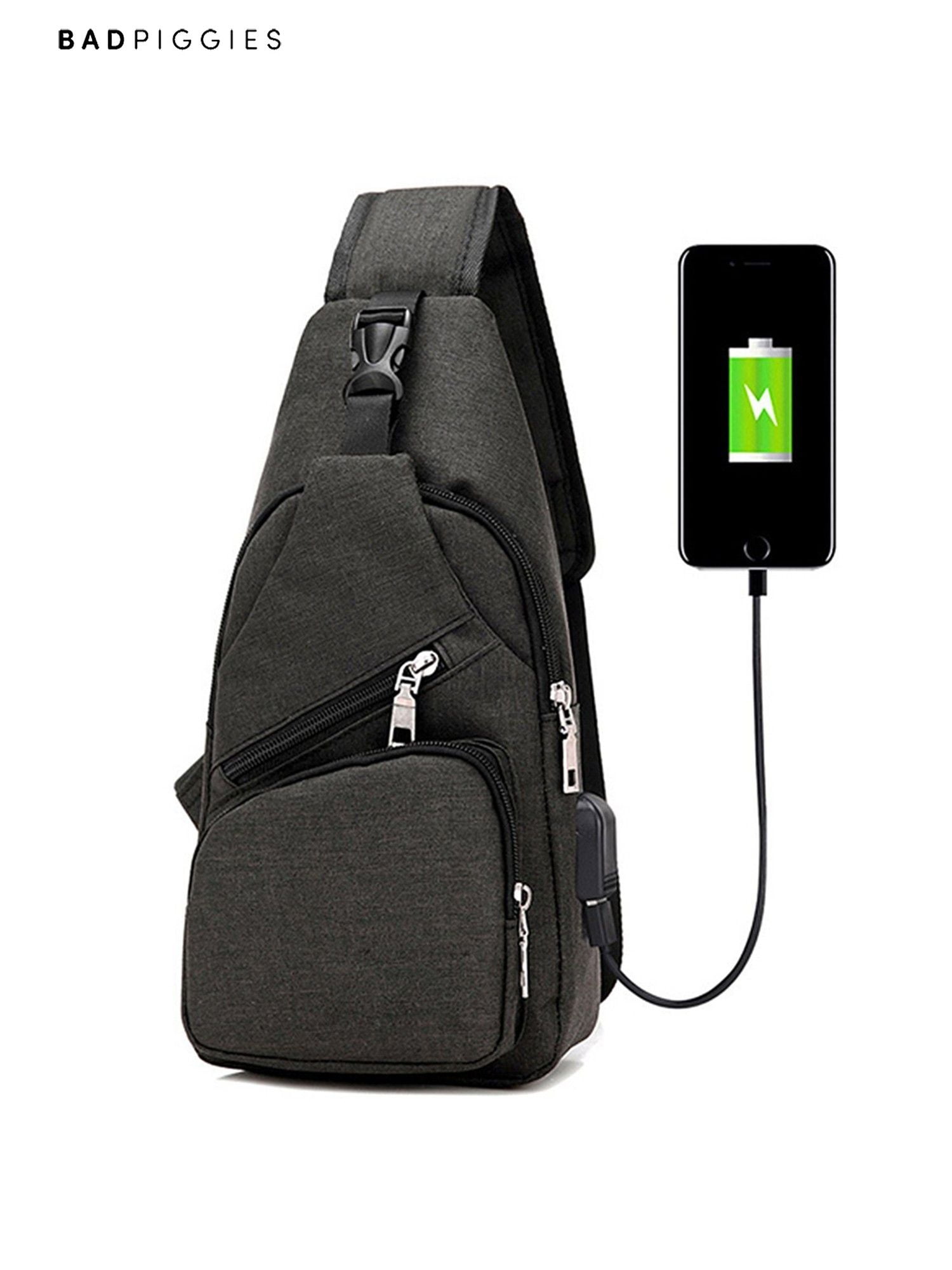 sling bag with usb charging port