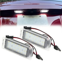 AUTOXBERT 2X 18LED License Plate Light Lamp 6000K Waterproof E4 for Chevrolet Corvette 2014-2019