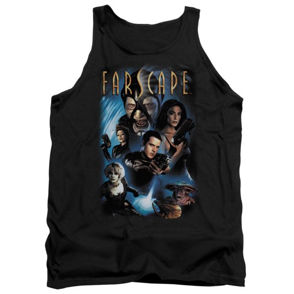 Farscape Comic Cover Adult Tank Top Black