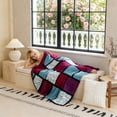 thumbnail image 6 of ToyKingdee Sherpa Blanket Fleece Throw Blanket Twin Plaid Thick Bed Blanket, Soft Warm Cozy Throw Blanket, 6 of 6