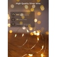thumbnail image 5 of 12 Pack Fairy Lights Battery Operated String Lights 6.6ft 20 Led Waterproof Silver Wire Light for DIY Party Wedding Christmas Valentines Day Decoration, 5 of 7