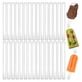 thumbnail image 2 of 30PCS Popsicle Sticks 4.5 Inch Acrylic Cakesicle Sticks Reusable Ice PopSticks Plastic Popsicle Stic, 2 of 5