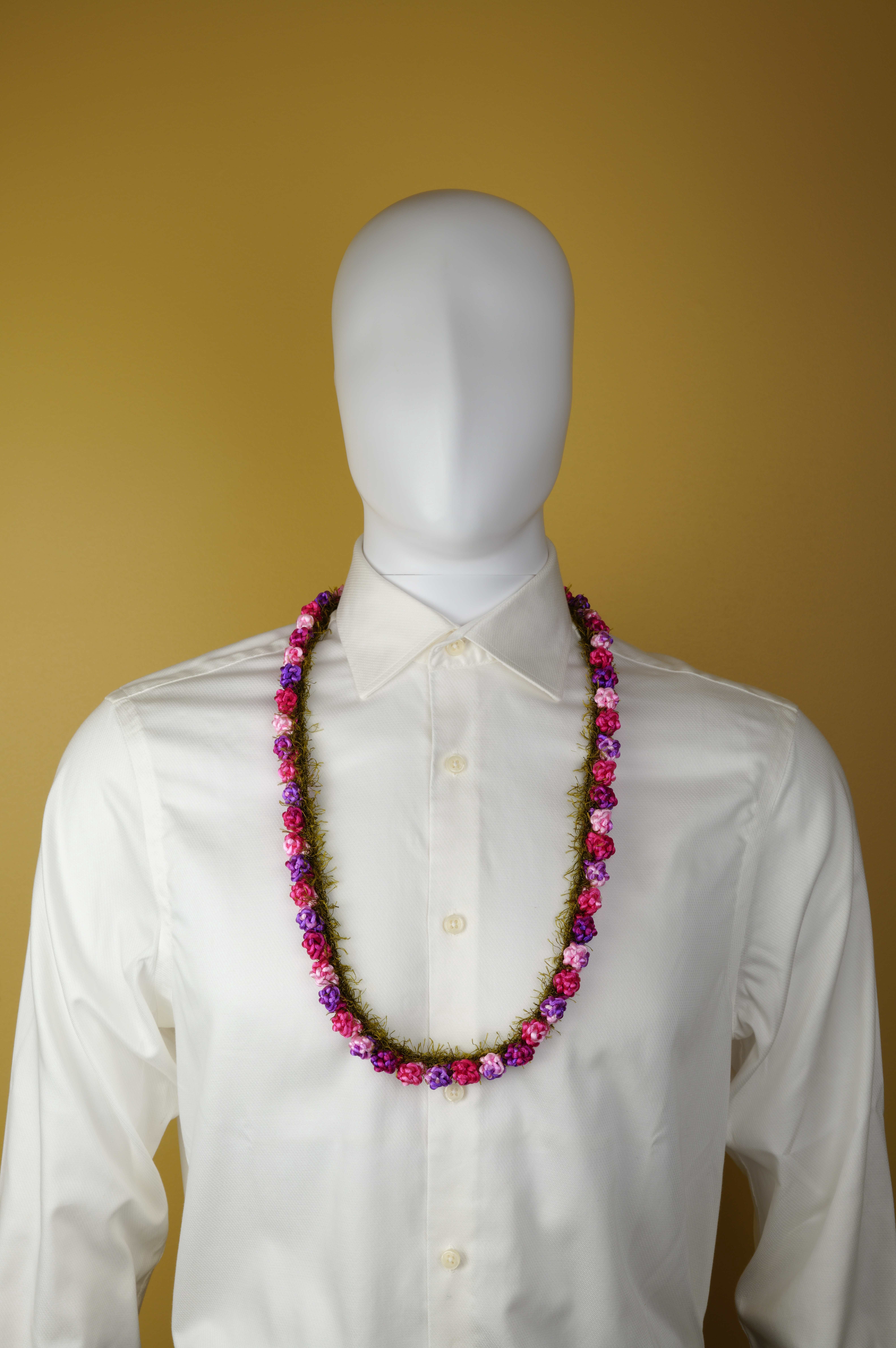 Funcraft Purple Crochet Lei, 1 Each