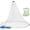 3ft Radius, variant on Yeahmart American Saltwater Fishing Cast Net for Bait Trap Fish 3ft/4ft/5ft/6ft/7ft/8ft/9ft/10ft Radius Casting Nets with Heavy Duty Real Zinc Sinker Weights, 3/8inch Mesh Size