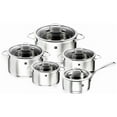 thumbnail image 1 of ZWILLING Essence Pot Set 10 Piece 18/10 Stainless Steel, 1 of 7