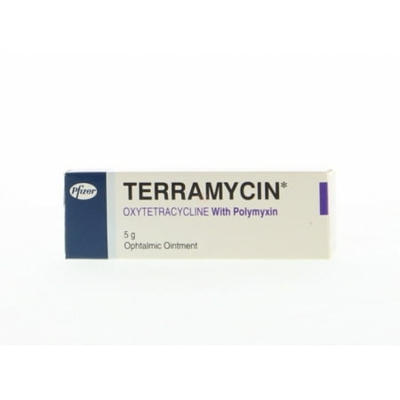 Terramycin Ophthalmic Ointment - Terramicina Unguento 5 g (Pack of 18)