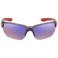 thumbnail image 3 of Under Armour Blitzing UA Golf-Tuned Jet Grey Sport Wrap Sunglasses - UA0012S 0268 PC, 3 of 5