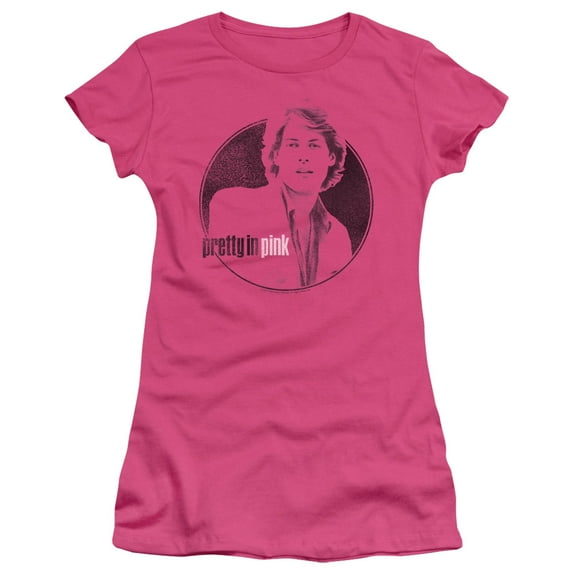 Pretty In Pink Steff Junior Women's T-Shirt Sheer Hot Pink