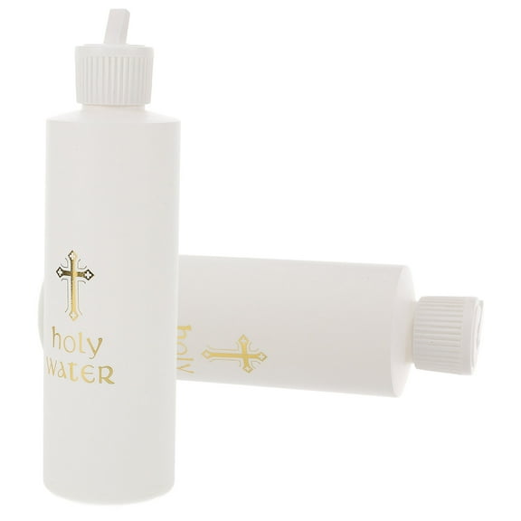 2 Count Bottle for Holy Water Large Small Decorative Fillable