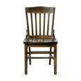 thumbnail image 6 of BizChair School House Back Antique Copper Wood Restaurant Chair, 6 of 9