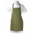 thumbnail image 3 of Cactus Apron Love Themed Geometric Background Diamond Pattern Rectangles with Plants in Pots, Unisex Kitchen Bib Apron with Adjustable Neck for Cooking Baking Gardening, Multicolor, by Ambesonne, 3 of 3