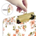 thumbnail image 6 of FORMRS Acrylic Clipboard with Low Profile Clip Standard A4 Letter Size, 12.5" x 9", Orange Floral Blooms, 6 of 8