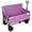purple, variant on 3-in-1 Convertible Folding Wagon Cart with Bench Seat & Storage - 500lbs Heavy-Duty Utility Wagon, 180L Capacity All-Terrain Wheels for Camping, Beach, Sports, Garden