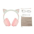 thumbnail image 2 of Auriculares de Música Plegables, Auriculares Con Orejas de Gato Led de 7 Colores, Auriculares para una una una conexión estable dento de 10 m, 2 of 7