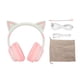 thumbnail image 2 of Auriculares Con Orejas de Gato, Auriculares de Música Plegables Con Luz LED, Micrófono Desmontable Para Adolescentes y Adultos, de Conexión rápida, 2 of 7