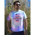 thumbnail image 2 of 4Th July Independence Day. Tie Dye Spiral Men -Image by Shutterstock, Male XX-Large, 2 of 4