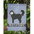 thumbnail image 3 of Carolines Treasures CK3729GF Black Cockapoo Welcome Garden Size Flag, 3 of 3