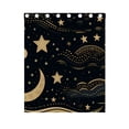 thumbnail image 5 of Moon in Black Curtains Black Out 63 Inch Length Curtains for Sliding Glass Doors Bedroom Living Room 2 Panels Set, 5 of 5