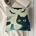 thumbnail image 3 of Halloween Pillow Covers Ghost Outdoor Fall Halloween Decorations Indoor Decorative Throw Pillows Cases for Home Room Couch Decor, 3 of 5