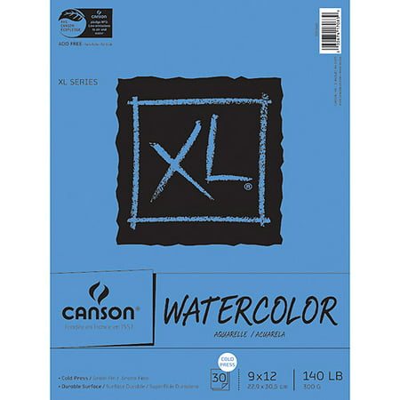 Watercolor Paper Pad, 30-Sheet, 9-Inch by 12-Inch,