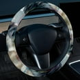 thumbnail image 2 of Wolf 14.5 Inch Printing PVC Leather Steering Wheel Cover Car Wheel Covers Auto Accessories, 2 of 6