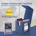 thumbnail image 4 of Vitrina doble MTG Deck Box Stepane de piel sintética azul, 4 of 6