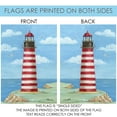 thumbnail image 5 of Toland Home Garden West Quoddy Head Lighthouse Beach Lighthouse Flag Double Sided 12x18 Inch, 5 of 5