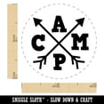 thumbnail image 2 of Camp Stylized with Arrows Rubber Stamp for Scrapbooking Crafting Stamping - Mini 1/2 Inch, 2 of 7