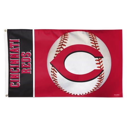 WinCraft Cincinnati Reds 3' x 5' Baseball Deluxe Single-Sided Flag