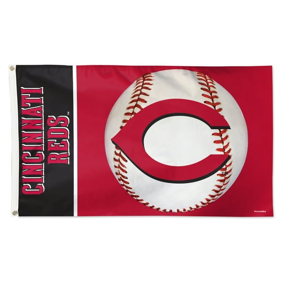 WinCraft Cincinnati Reds 3' x 5' Baseball Deluxe Single-Sided Flag