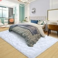thumbnail image 7 of Andecor Ultra Soft Indoor Modern Area Rugs Fluffy Living Room Carpets for Children Bedroom Home Decor Nursery Rug, 4'X6',White, 7 of 7
