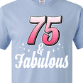 thumbnail image 4 of Inktastic 75 and Fabulous with Sparkles T-Shirt, 4 of 5