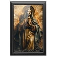 thumbnail image 1 of Cuadro Papel Metálico Textura Brillante Diseño Virgen 1 34x47 Cm, 1 of 6