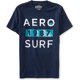 thumbnail image 1 of Aeropostale 1987 Surf Graphic playera para hombre, azul, pequeña Aeropostale  Camiseta gráfica, 1 of 1