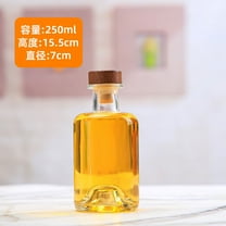 HOMEMAXS Empty Glass Wine Bottle Liquor Bottle Reusable Airtight Glass Bottle for Party