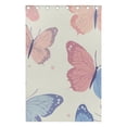 thumbnail image 5 of Butterflies Blue and Pink Black Out Curtains 72 Inch Length Curtains for Sliding Glass Doors Bedroom Living Room 2 Pack, 5 of 6