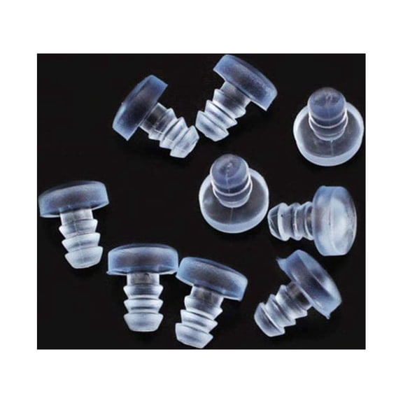 LEORX Table Bumpers PVC Anti Collision for Cabinet Doors and Drawers 100Pcs
