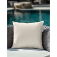 thumbnail image 4 of 1 Pack Outdoor Throw Pillow, Cream Waterproof Pillow with Insert Included, Modern Pure Beige Decorative Accent Cushion Sofa Pillows for Patio Porch, 18 x 18 In, 4 of 8