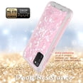 thumbnail image 4 of Samsung Galaxy A02S Case, Rosebono Hybrid Graphic Design Pattern Hard Back Pannel Cover 360 Protection Case For Samsung Galaxy A02S (Pink Shell), 4 of 4