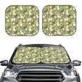 thumbnail image 2 of Fotbe Happy Easter 2-Piece Car Windshield Sun Shade | Sun Blocker for Car Windshield | Foldable Automotive Interior Accessories for Sun Protection-Medium, 2 of 7