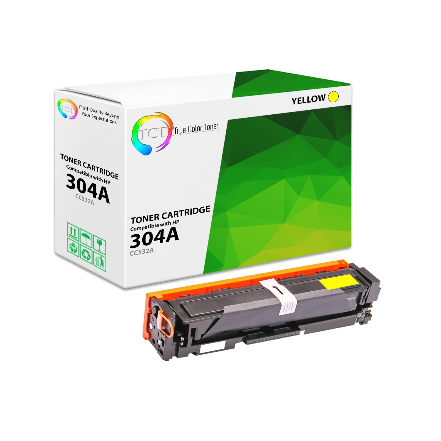 officiel fritaget pige TCT Premium Compatible Toner Cartridge Replacement for HP 304A CC531A Cyan  works with HP Color LaserJet CP2025 CP2025N CP2025DN, CM2320 CM2320N MFP  Printers (2,800 Pages) - Walmart.com