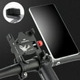 thumbnail image 3 of Neinkie Bike Navigation Frame Adjustable 360 Degree Rotation Mechanical Lock Aluminum Alloy Corrosion Resistant Bike Phone Mount for Riding, 3 of 9